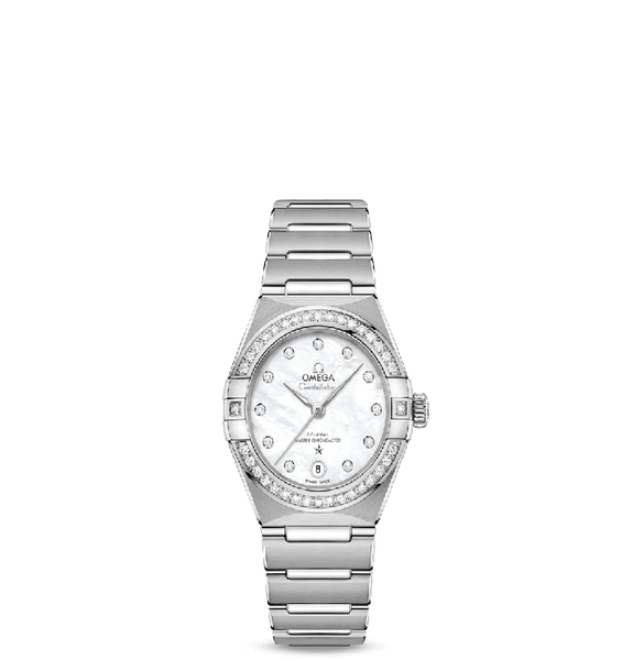  Đồng Hồ Nữ Omega Constellation Automatic Chronometer Diamond 