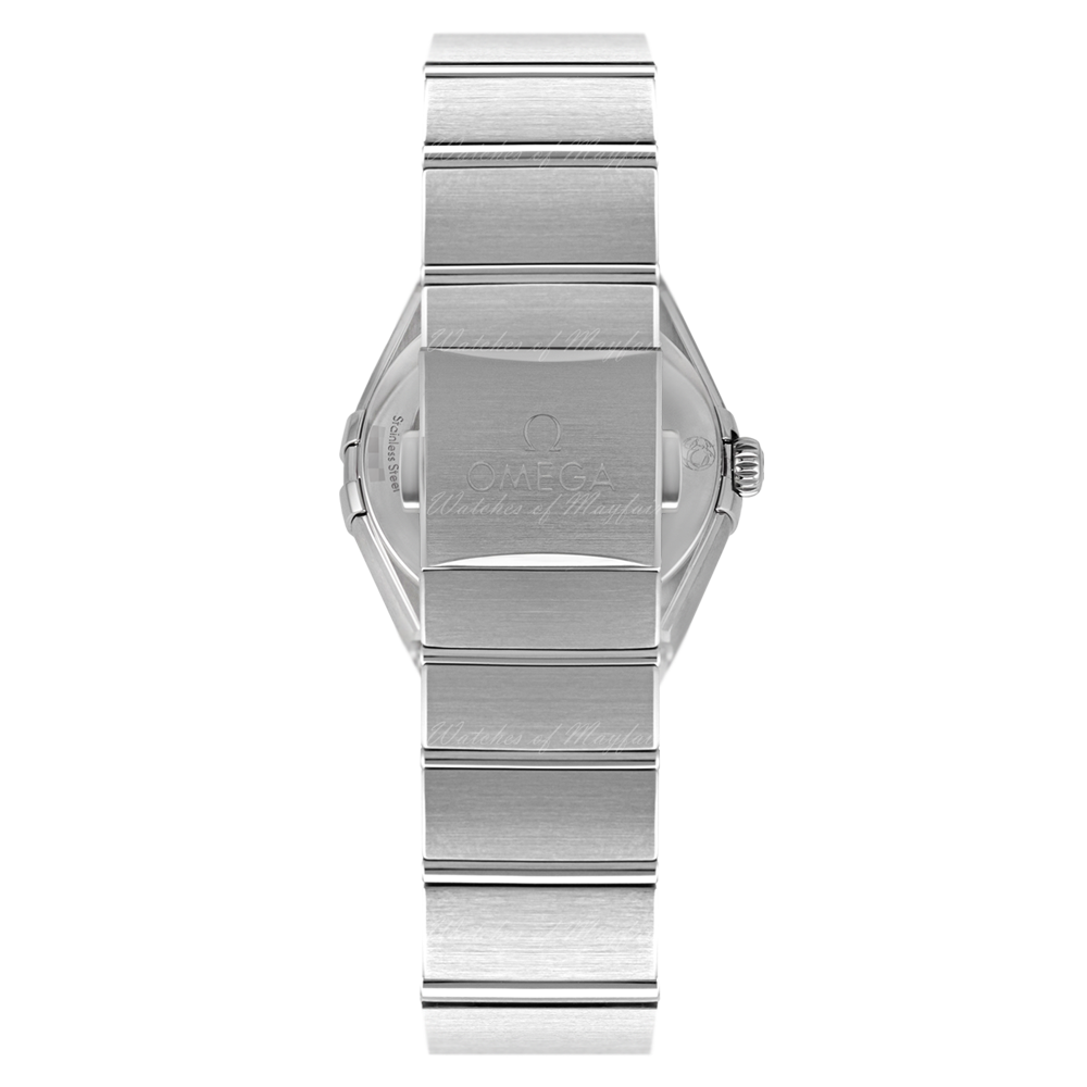  Đồng Hồ Nữ OMEGA Constellation Manhattan Quartz Diamond White Mother of Pearl Dial 