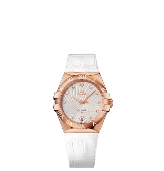  Đồng Hồ Omega Constellation 18kt Rose Gold Ladies 