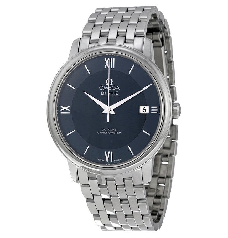  Đồng Hồ Nam OMEGA De Ville Prestige 'Blue' Dial 