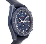  Đồng Hồ Nam Omega Speedmaster Blue Ceramic Dial Automatic Men's Moonphase Watch 'Blue' 