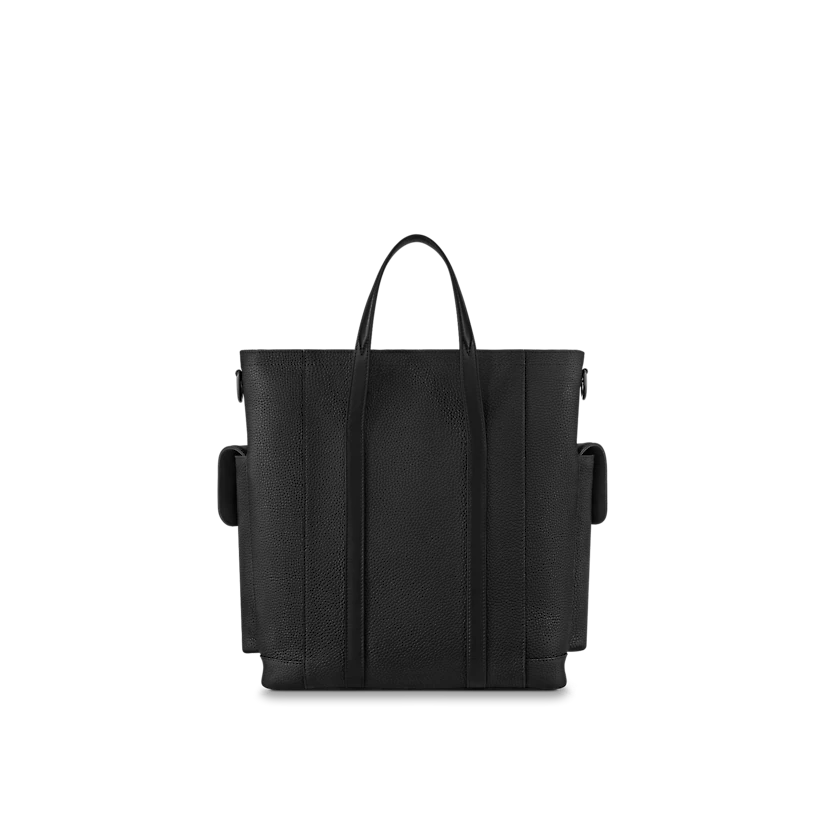  Túi Nam Louis Vuitton Christopher Tote 'Black Taurillon Leather' 
