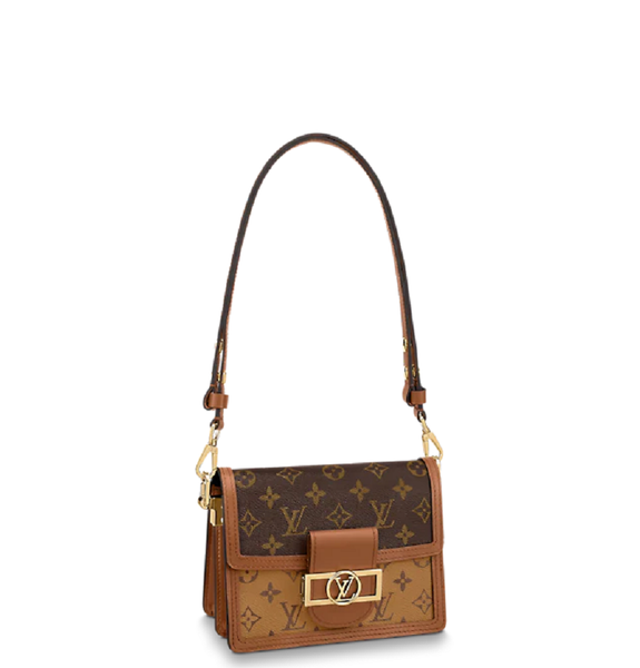  Túi Nữ Louis Vuitton Dauphine Mini Monogram Brown 
