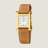  Đồng Hồ Nữ Hermes Heure H Watch Small Model 'Gold Chestnut' 