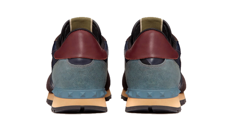  Giày Nam Valentino Sneakers Rockrunner 'Camouflage Blue' 