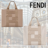  Túi Nam Fendi Tote Canvas 'White' 