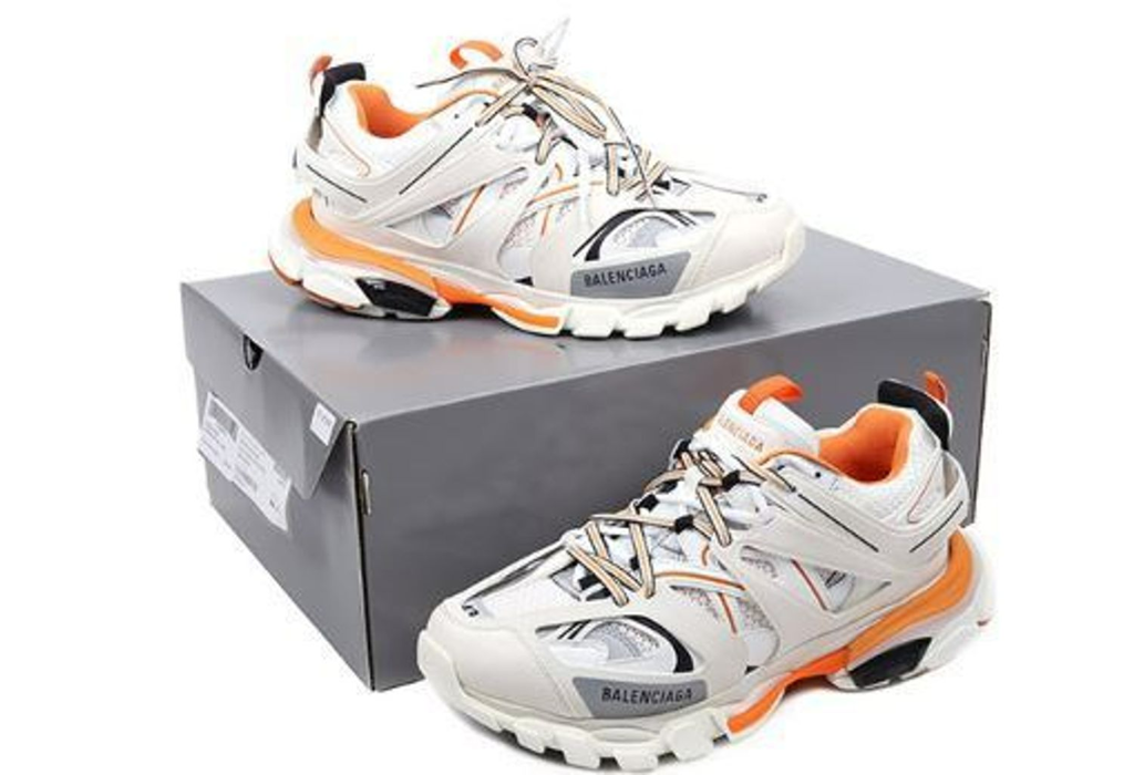  Giày Balenciaga Track Sneaker 'White Orange' 
