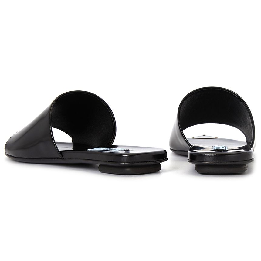  Giày Nữ Prada Scratch Logo Brushed 'Black' 