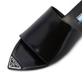  Giày Nữ Prada Scratch Logo Brushed 'Black' 