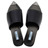  Giày Nữ Prada Scratch Logo Brushed 'Black' 