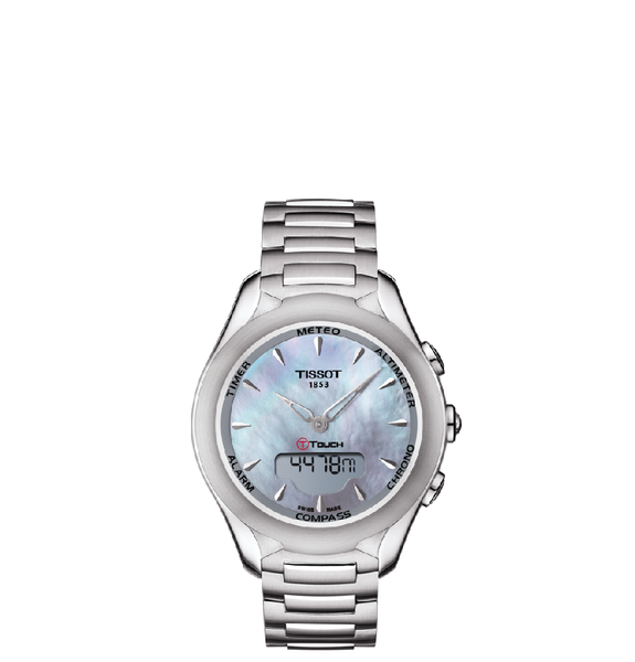  Đồng Hồ Nữ Tissot T-Touch Solar Lady Mother of Pearl Dial 