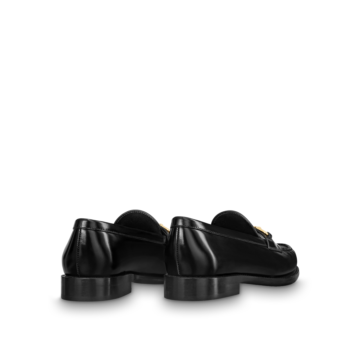  Giày Nữ Louis Vuitton Chess Flat Loafers 'Black' 