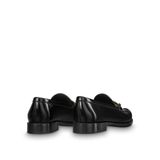  Giày Nữ Louis Vuitton Chess Flat Loafers 'Black' 