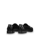  Giày Nữ Louis Vuitton Chess Flat Loafers 'Black' 