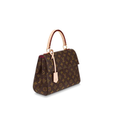  Túi Nữ Louis Vuitton Cluny BB Monogram Fuchsia Bordeaux Red 