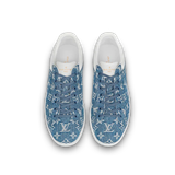  Giày Nam Louis Vuitton Luxembourg Trainers Monogram 'Navy Blue' 