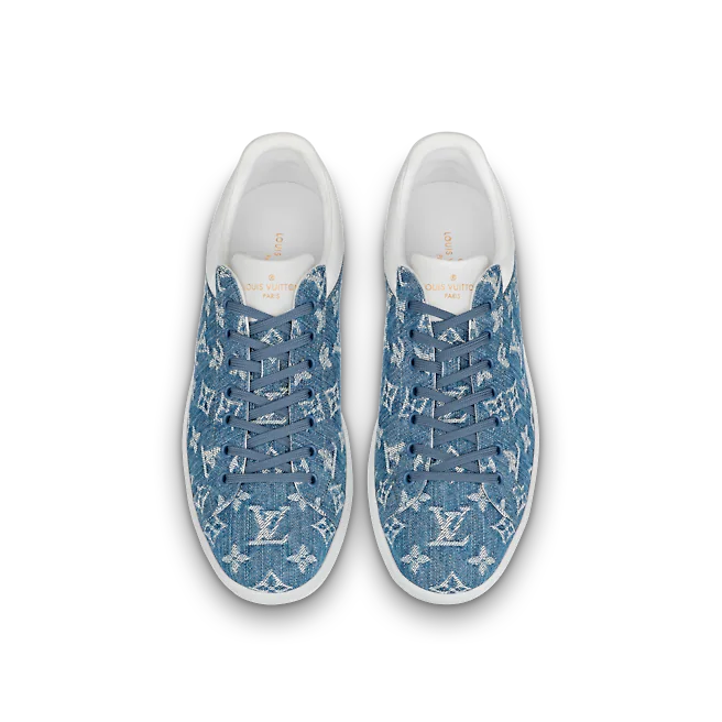  Giày Nam Louis Vuitton Luxembourg Trainers Monogram 'Navy Blue' 