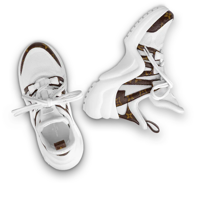  Giày Nữ Louis Vuitton Lv Archlight Trainers 'White Patent' 