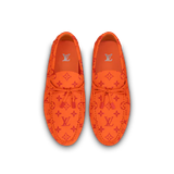  Giày Nam Louis Vuitton Driver Moccasins 'Orange' 