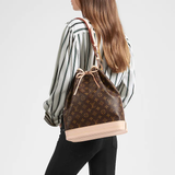  Túi Nữ Louis Vuitton Noe Monogram Coated Canvas 'Brown' 