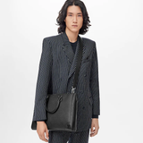  Túi Nam Louis Vuitton Slim Briefcase 'Black Taiga Leather' 