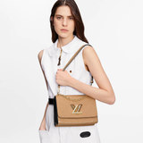  Túi Nữ Louis Vuitton Twist MM Epi 'Camel Light Brown' 