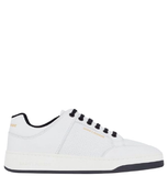  Giày Nam Saint Laurent SL61 Low-Top Sneakers Smooth Grained Leather 'Blanc Optique' 