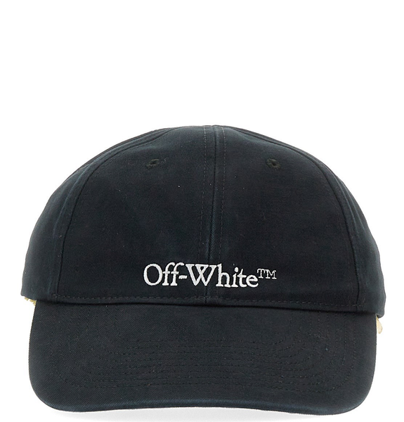  Mũ Nữ Off-White Cotton Baseball Cap Logo Embroidery 'Black' 