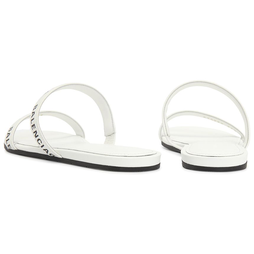 balenciaga round flat sandals