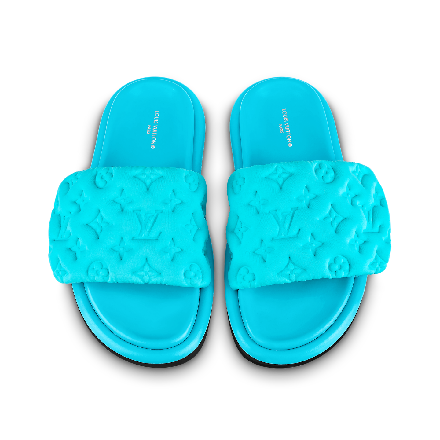Pool Pillow Louis Vuitton Slides Blue Pool Pillow Comfort Mules