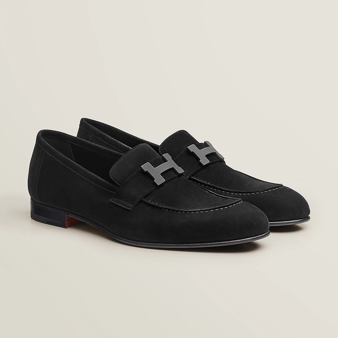  Giày Nam Hermes Paris Loafer 'Noir' 