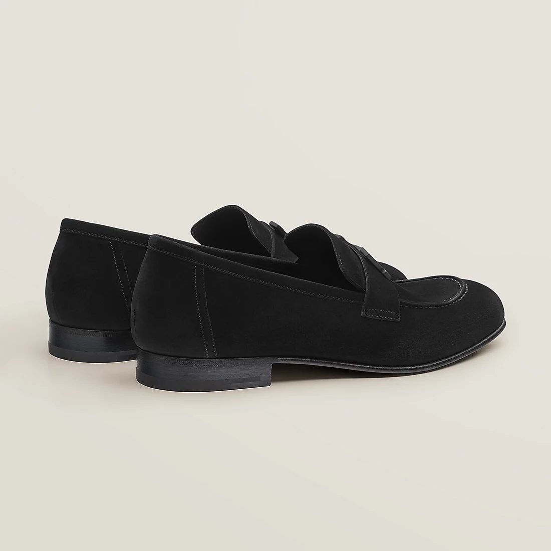  Giày Nam Hermes Paris Loafer 'Noir' 