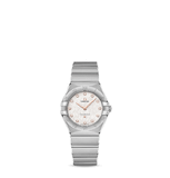  Đồng Hồ Nam OMEGA Constellation Manhattan Quartz Diamond Silver Dial 