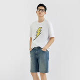  Áo Nam Neil Barrett Yellow Thunderbolt 'White' 