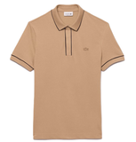  Áo Nam Lacoste Regular Fit Paris Stretch Piqué 'Beige' 