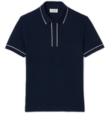  Áo Nam Lacoste Regular Fit Paris Stretch Piqué 'Navy' 