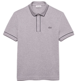  Áo Nam Lacoste Regular Fit Paris Stretch Piqué 'Grey' 
