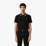  Áo Nam Lacoste Regular Fit Contrast Collar Polo 'Black' 