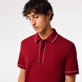  Áo Nam Lacoste Regular Fit Paris Stretch Piqué 'Red' 