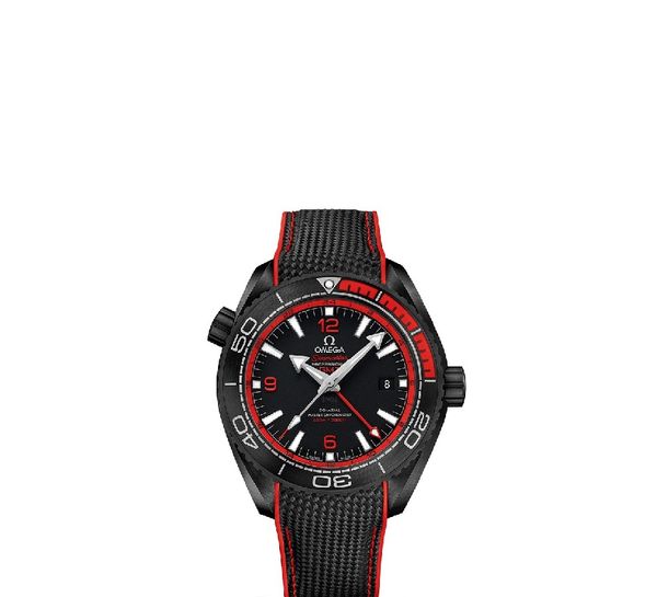  Đồng Hồ Nam Omega Seamaster Planet Ocean Black Dial Coke Bezel 'Black Red' 