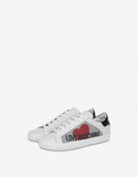  Giày Moschino Nữ Free Love Nappa 'White' 