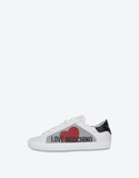  Giày Moschino Nữ Free Love Nappa 'White' 