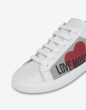  Giày Moschino Nữ Free Love Nappa 'White' 