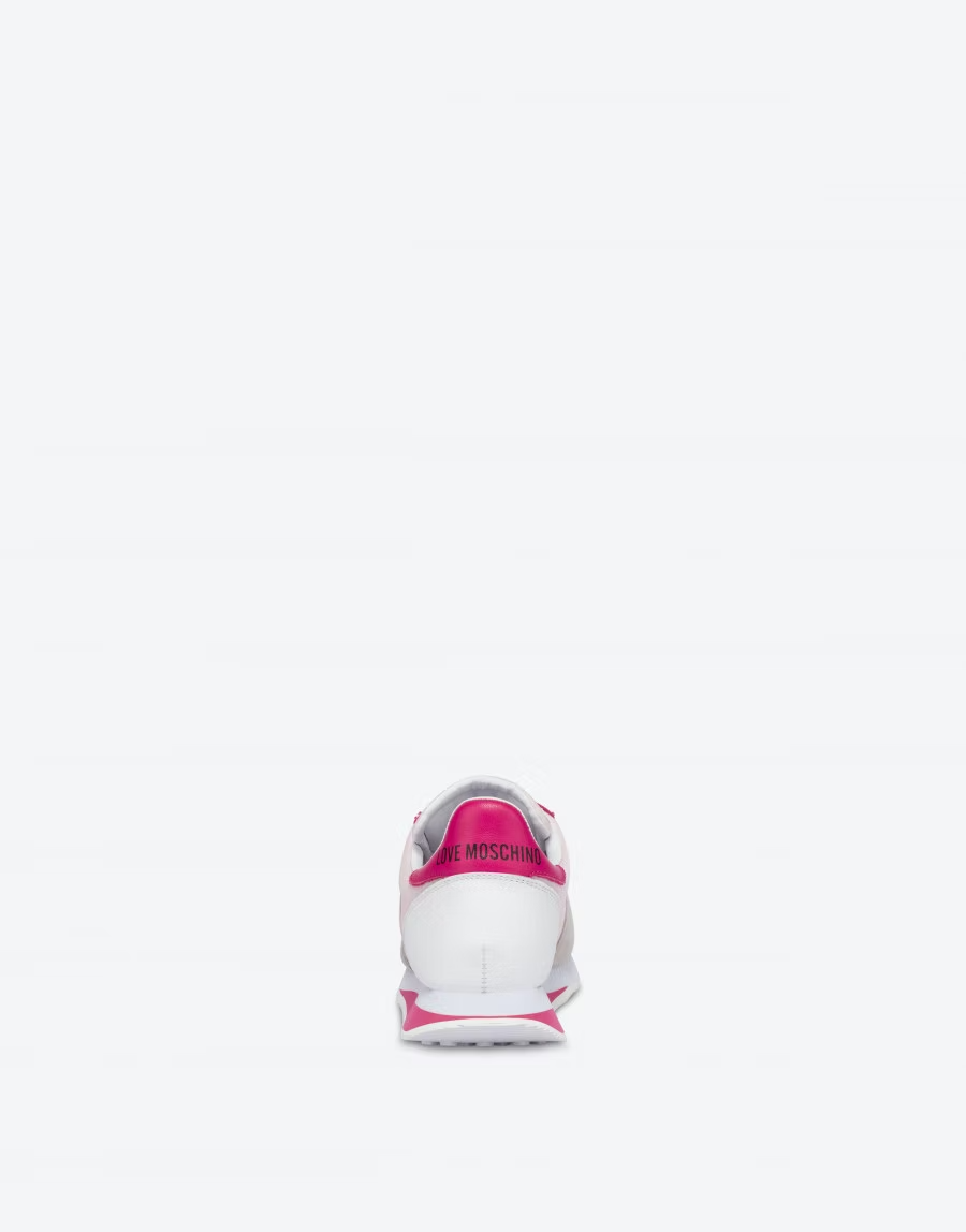  Giày Moschino Nữ Walk Love Running 'Pink' 