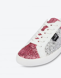  Giày Moschino Nữ Glitter 'Silver' 