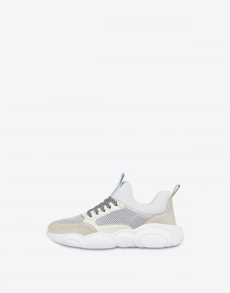  Giày Moschino Nam Teddy Shoes 'White' 