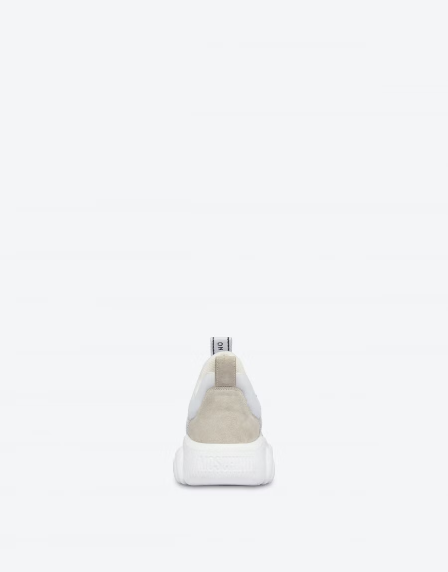  Giày Moschino Nam Teddy Shoes 'White' 