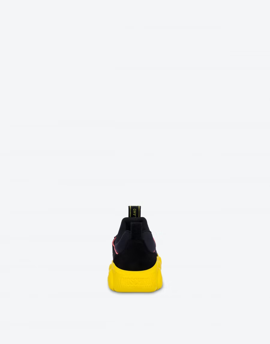  Giày Moschino Nam Teddy Shoes 'Black' 