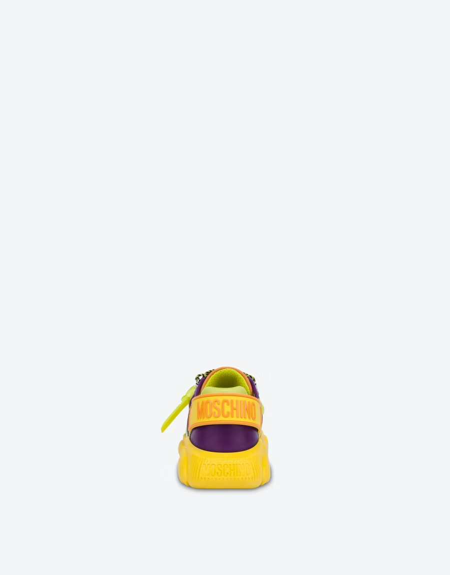  Giày Moschino Nam Roller Skates Teddy Shoes 'Yellow' 