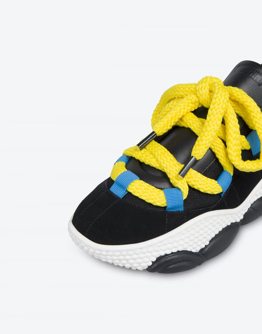  Giày Moschino Nam Bubble Teddy Shoes 'Black' 